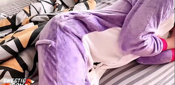  Babe Blowjob and Hard Pussy Fuck in the Morning POV - Facial in the Kigurumi